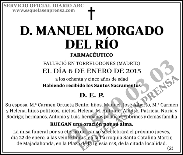 Manuel Morgado del Río
